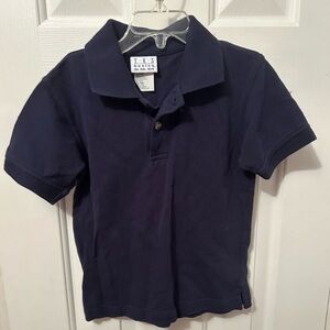 TKS Basics Blue Short Sleeve Polo Boys 5/6